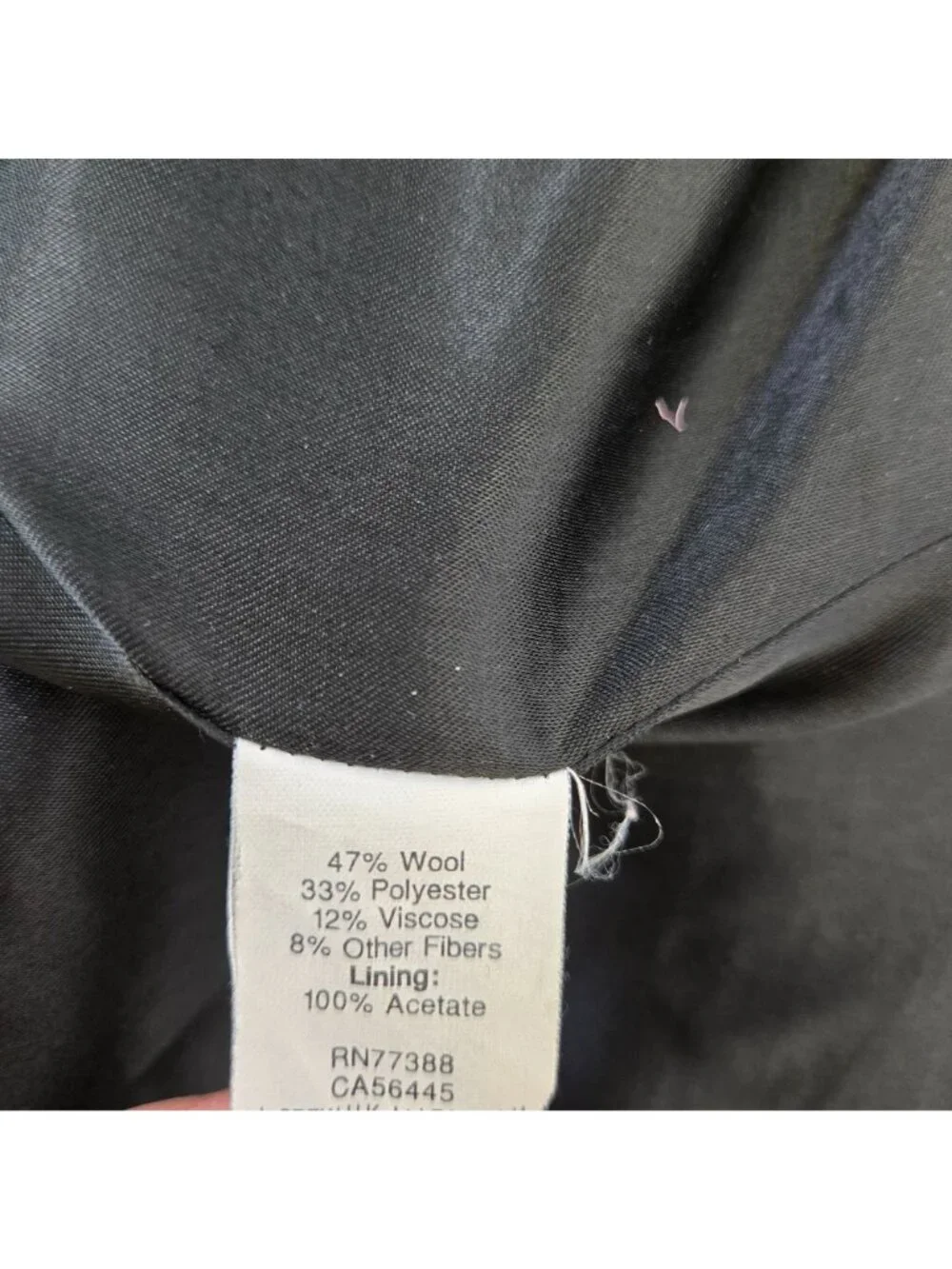 J. Crew Wool Blend Asymmetrical Zip Coat Size 0